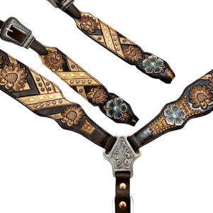 Headstall And Breastcollar Set (HSBM 114118)