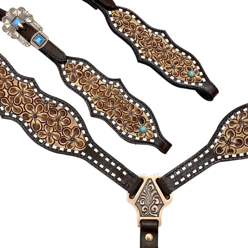 Headstall And Breastcollar Set (HSBM 114117)