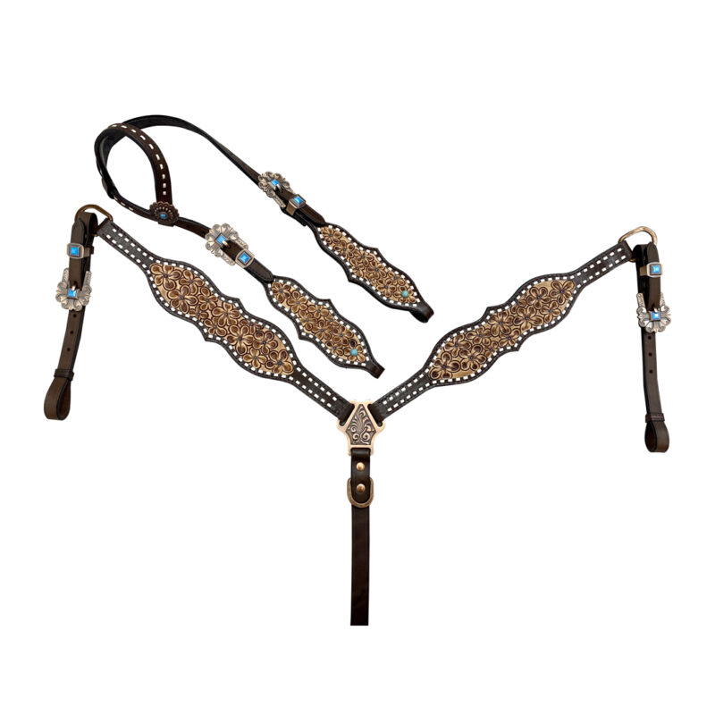 Headstall And Breastcollar Set (HSBM 114117)