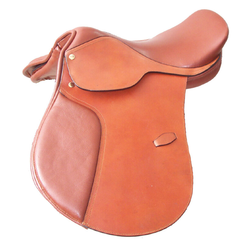 Golden Brown Leather English Saddle MEG 3330007