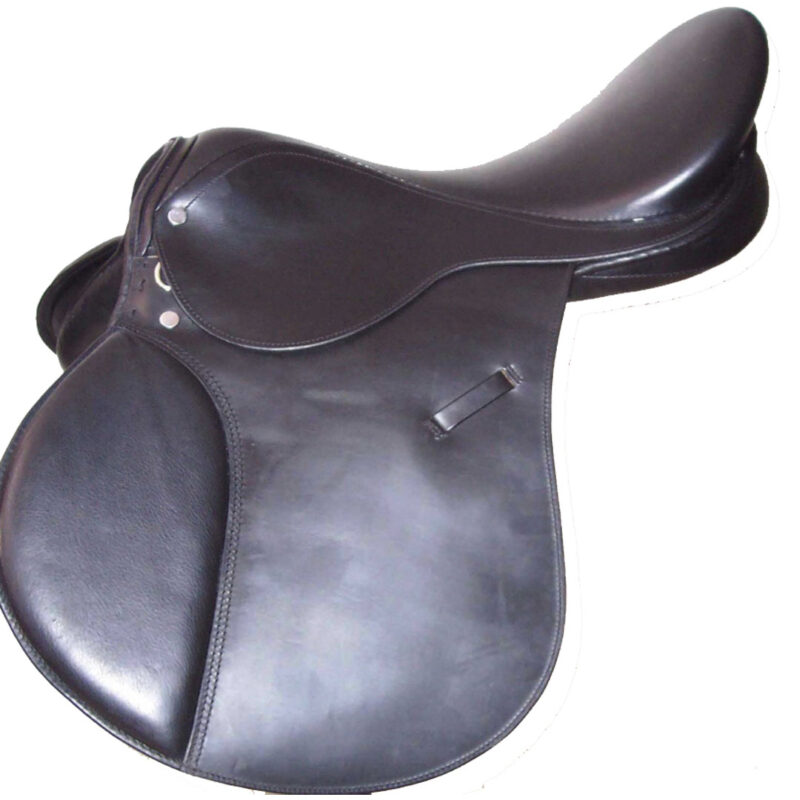 Dark Blue Leather English Saddle MEG 3330003
