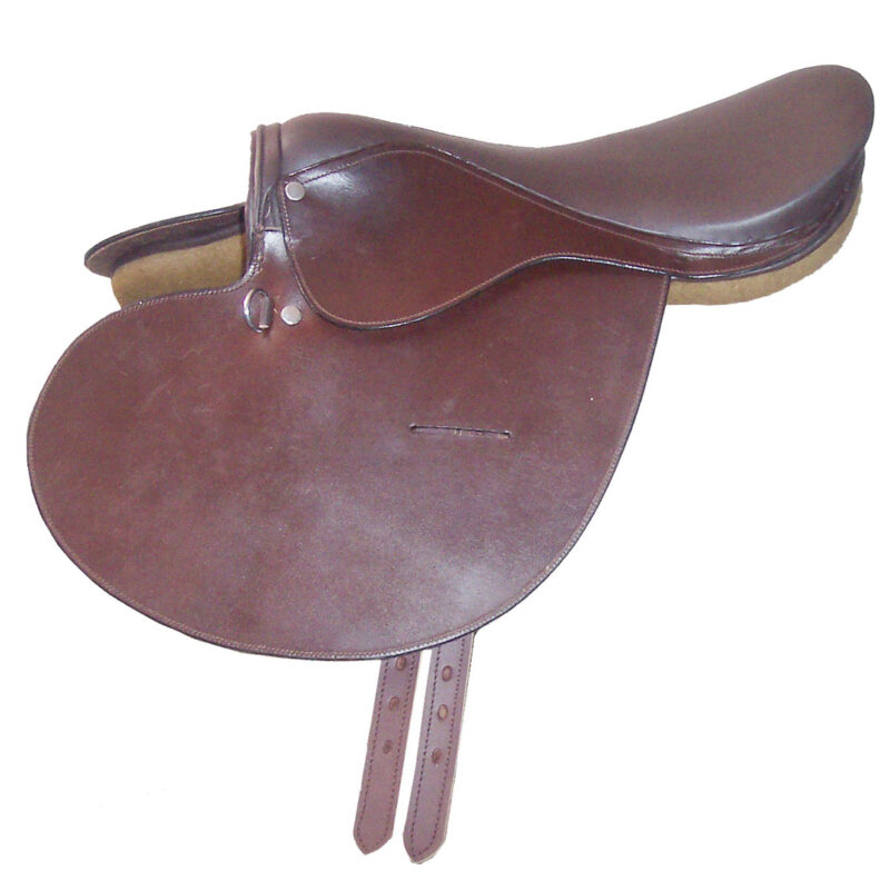 Black Leather English Saddle MEG 3330020