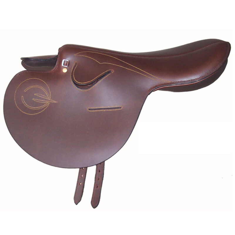 Chocolate Brown Leather English Saddle MEG 3330036