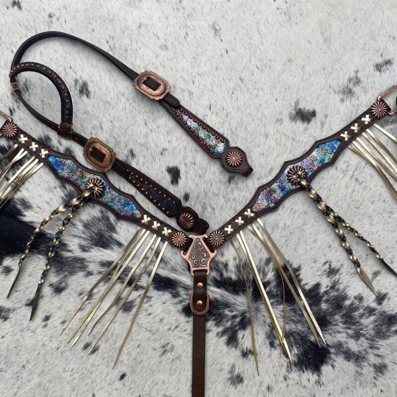 Headstall And Breastcollar Set (HSBM 114132)