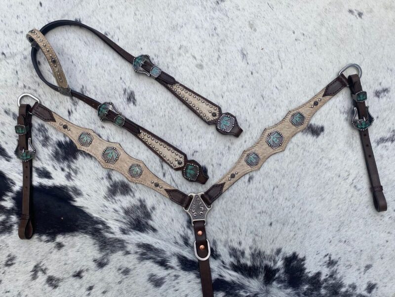 Headstall And Breastcollar Set (HSBM 114128)