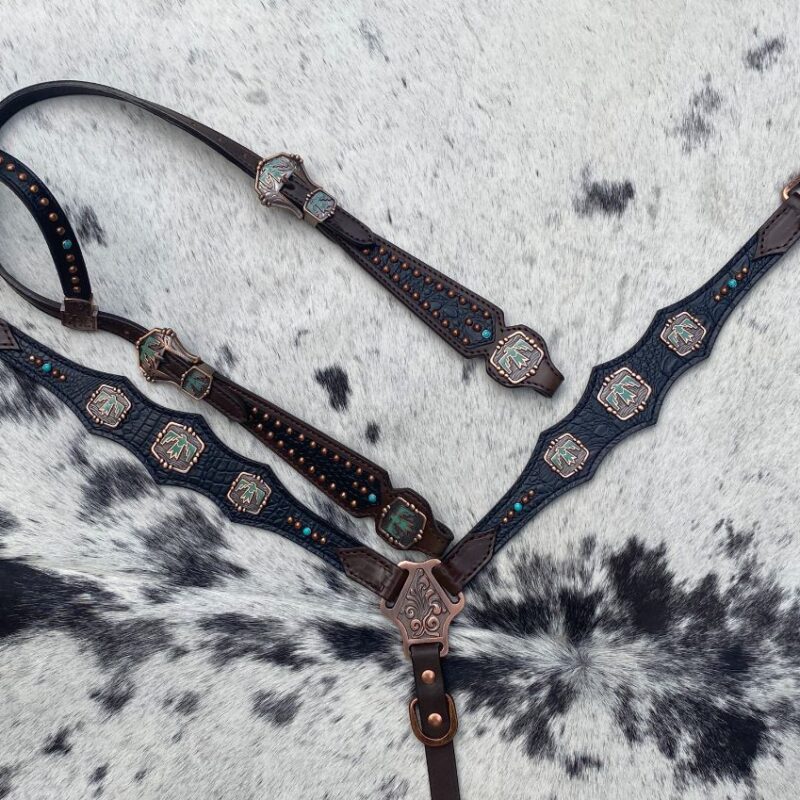 Headstall And Breastcollar Set (HSBM 114127)