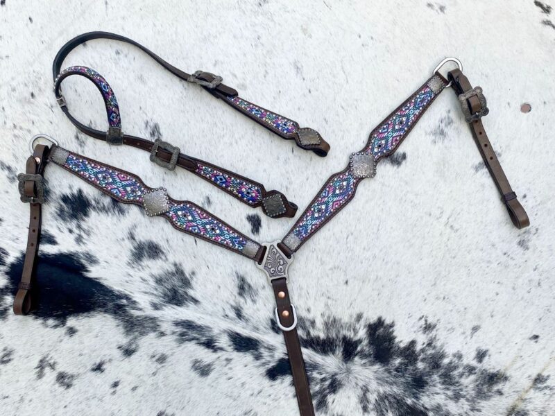 Headstall And Breastcollar Set (HSBM 114125)