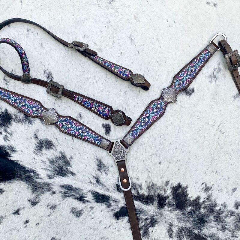Headstall And Breastcollar Set (HSBM 114125)