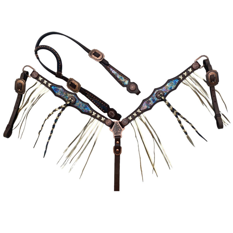 Headstall And Breastcollar Set (HSBM 114132)