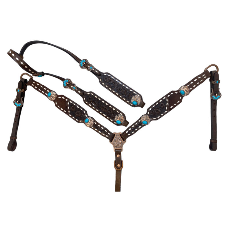 Headstall And Breastcollar Set (HSBM 114135)