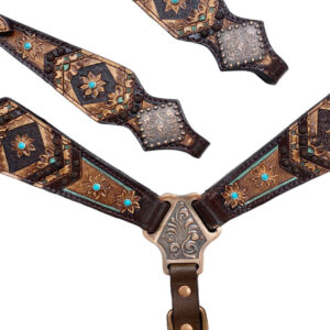 Headstall And Breastcollar Set (HSBM 114137)