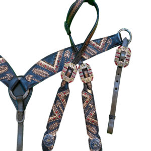 Headstall And Breastcollar Set (HSBM 114141)