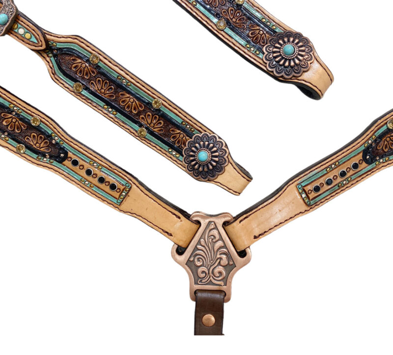 Headstall And Breastcollar Set (HSBM 114133)