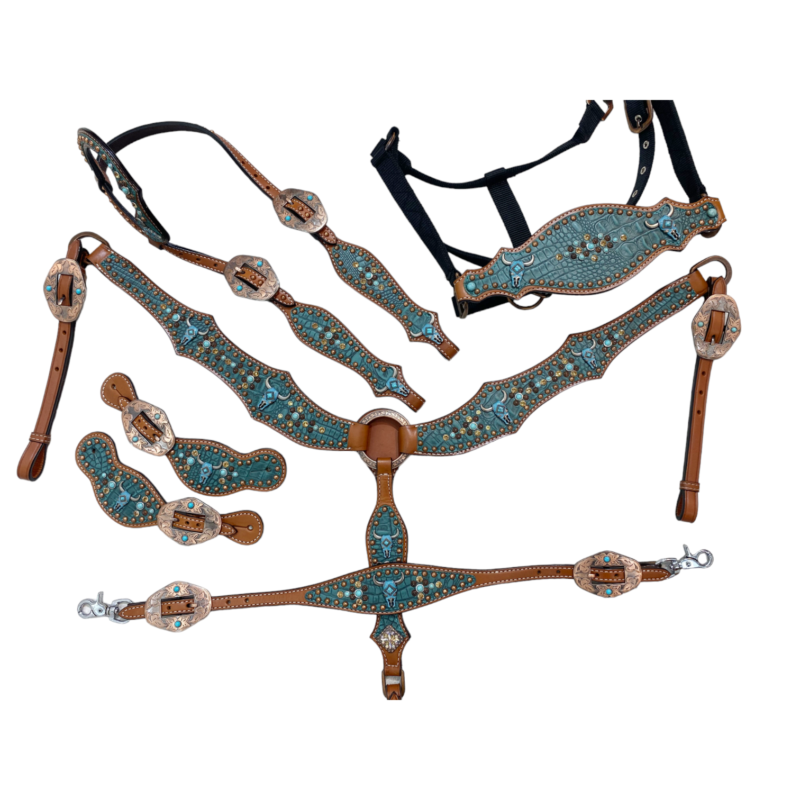 Headstall And Breastcollar Set (HSBM 114165)