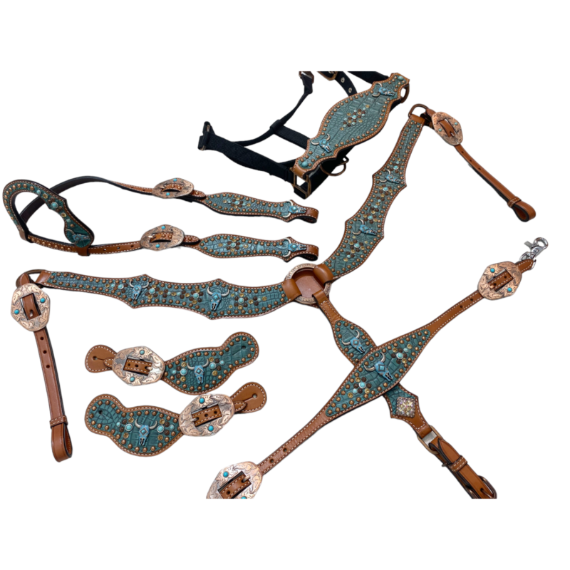 Headstall And Breastcollar Set (HSBM 114165)