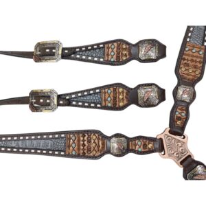 Headstall And Breastcollar Set (HSBM 114177)