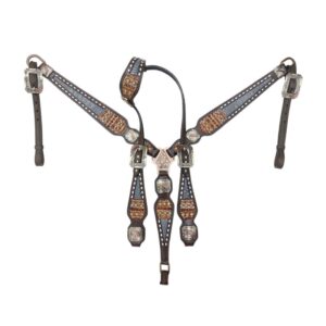 Headstall And Breastcollar Set (HSBM 114177)