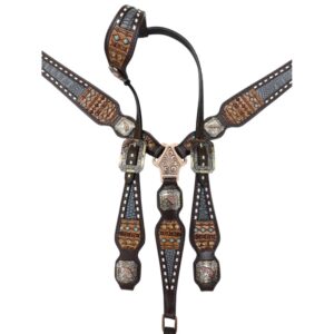 Headstall And Breastcollar Set (HSBM 114177)