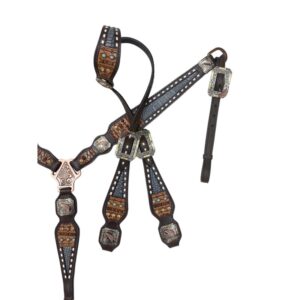 Headstall And Breastcollar Set (HSBM 114177)