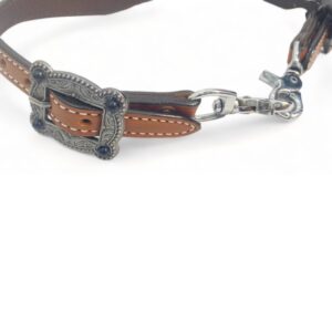 Wither Strap decorated with holographic Aligator leather