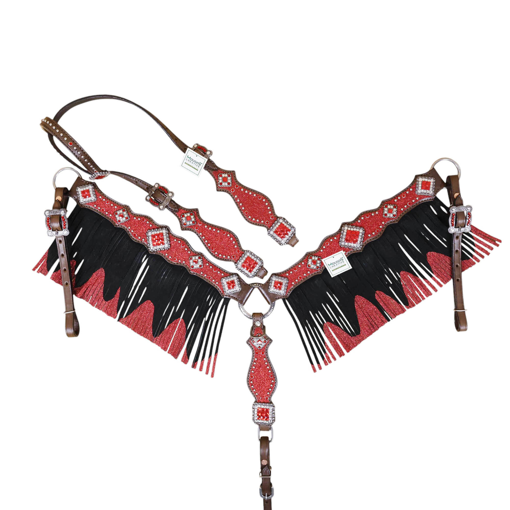 Western Leather Headstall Tack Set (HSBM 114319)