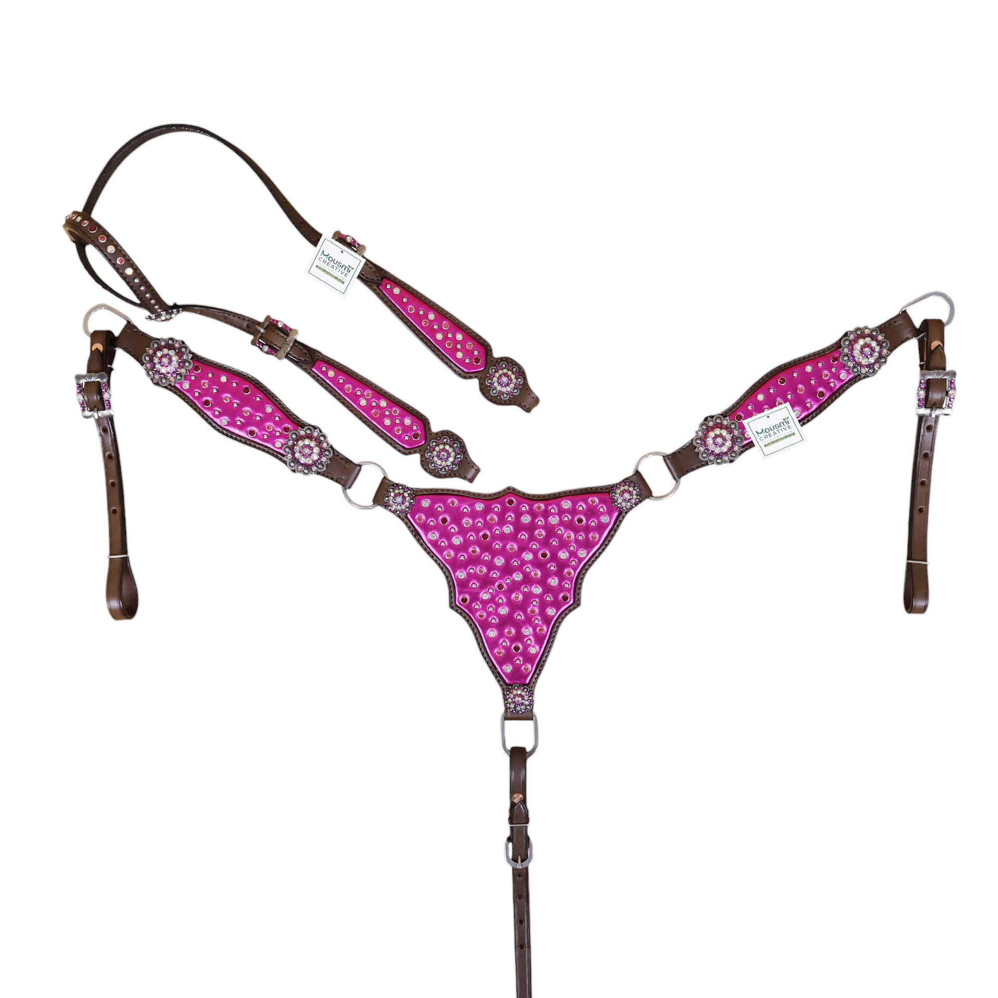 Western Leather Headstall Tack Set (HSBM 114321)