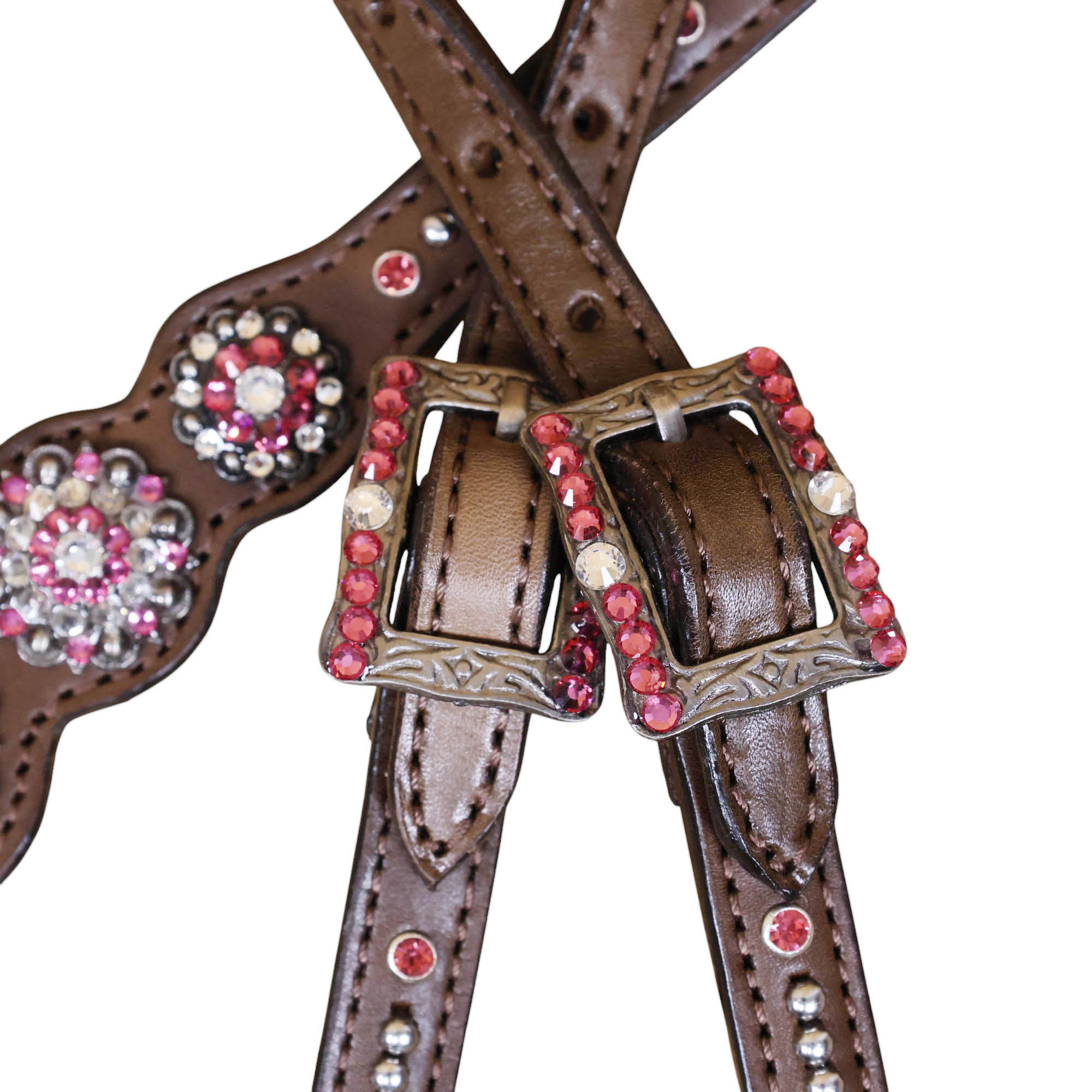 Western Leather Headstall Tack Set (HSBM 114317) - Image 7