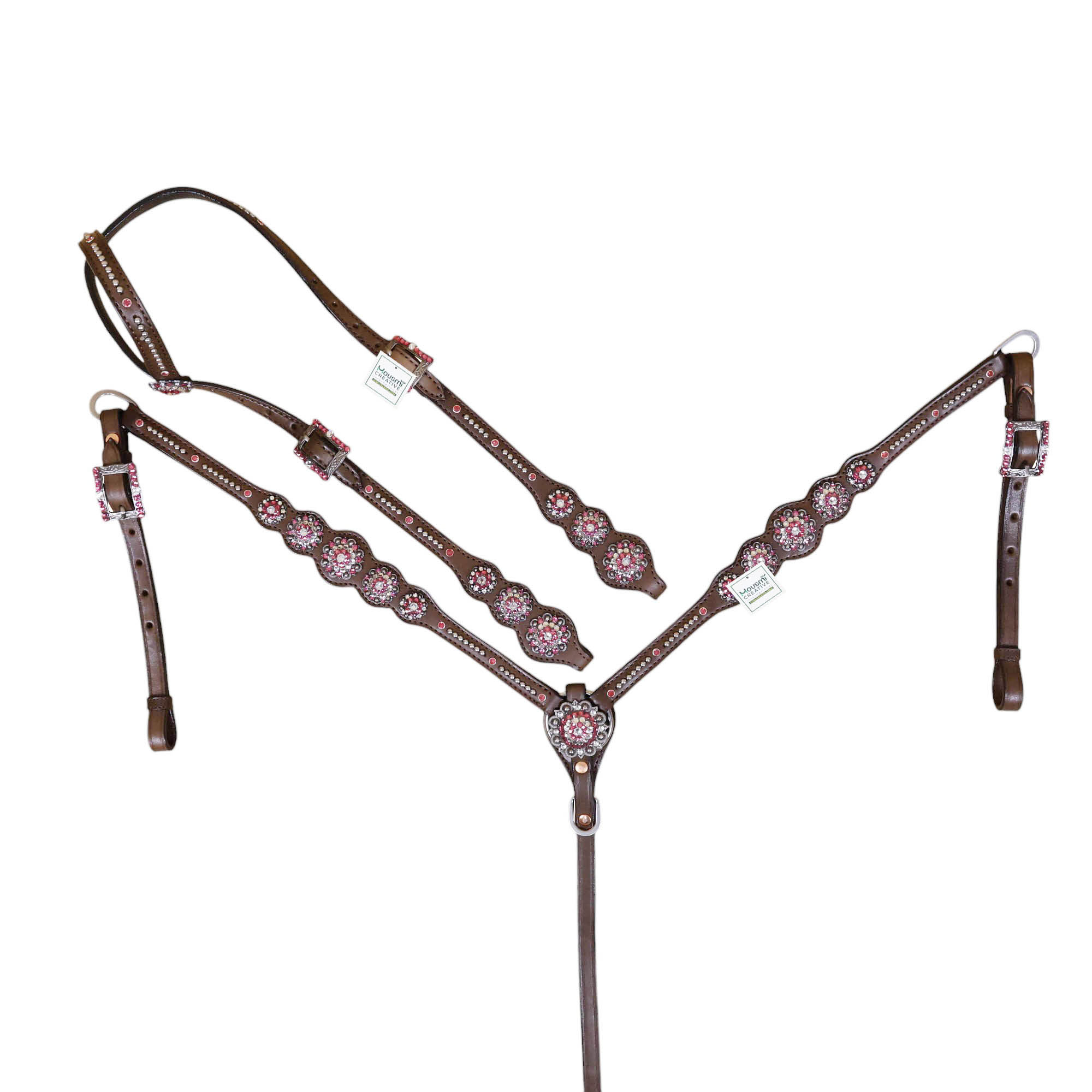Western Leather Headstall Tack Set (HSBM 114317)