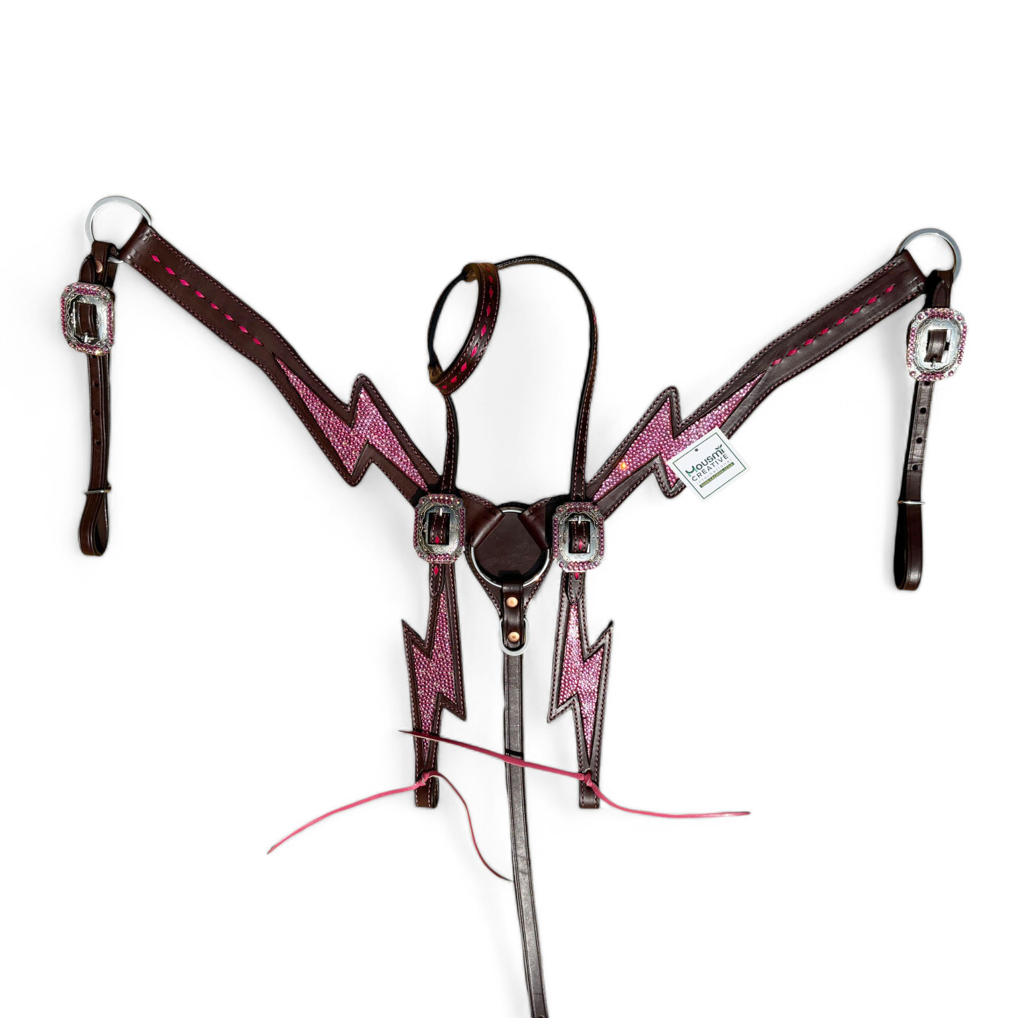 Western Leather Headstall Tack Set (HSBM 114288) - Image 4