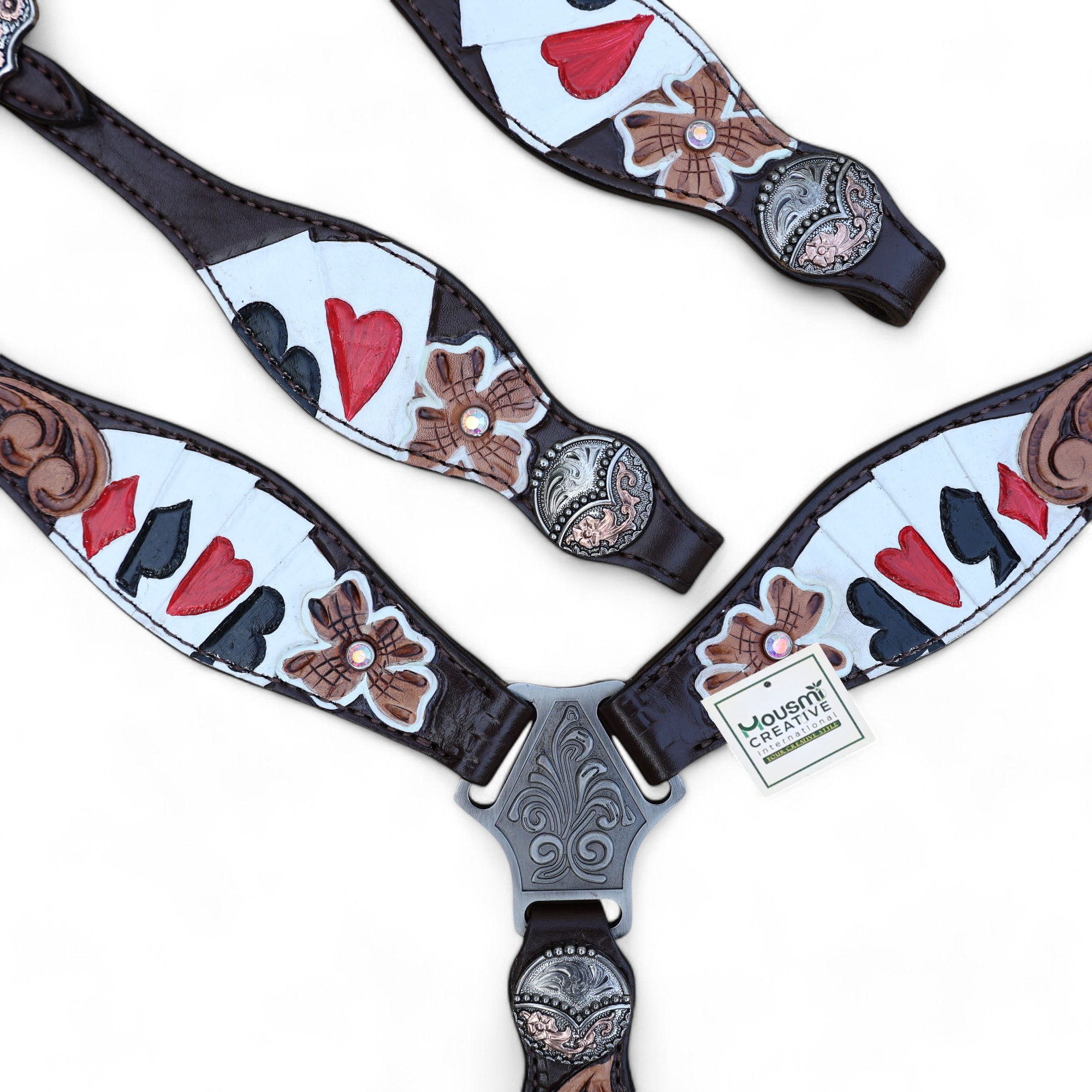 Western Leather Headstall Tack Set (HSBM 114280) - Image 4