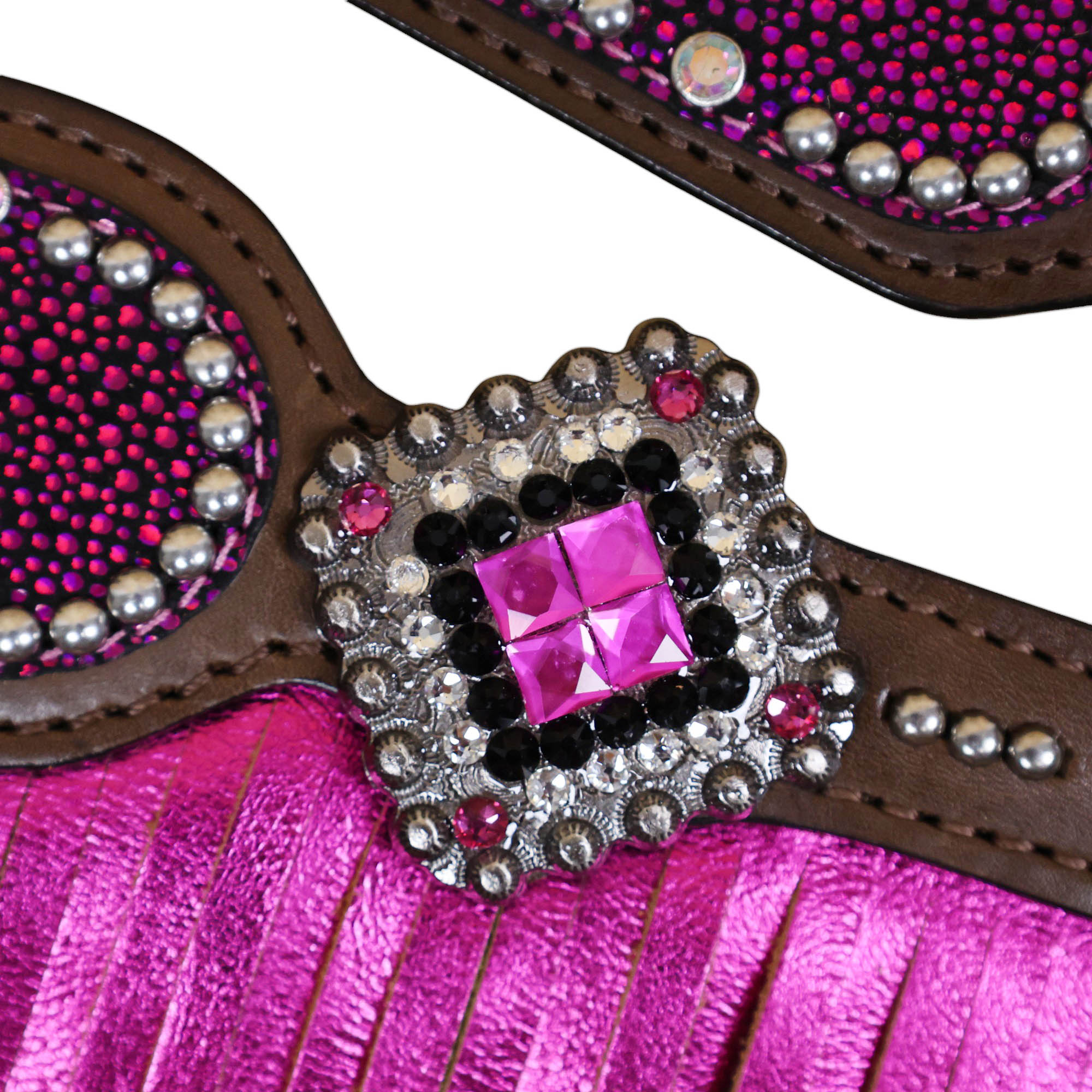 Western Leather Headstall Tack Set (HSBM 114307) - Image 4