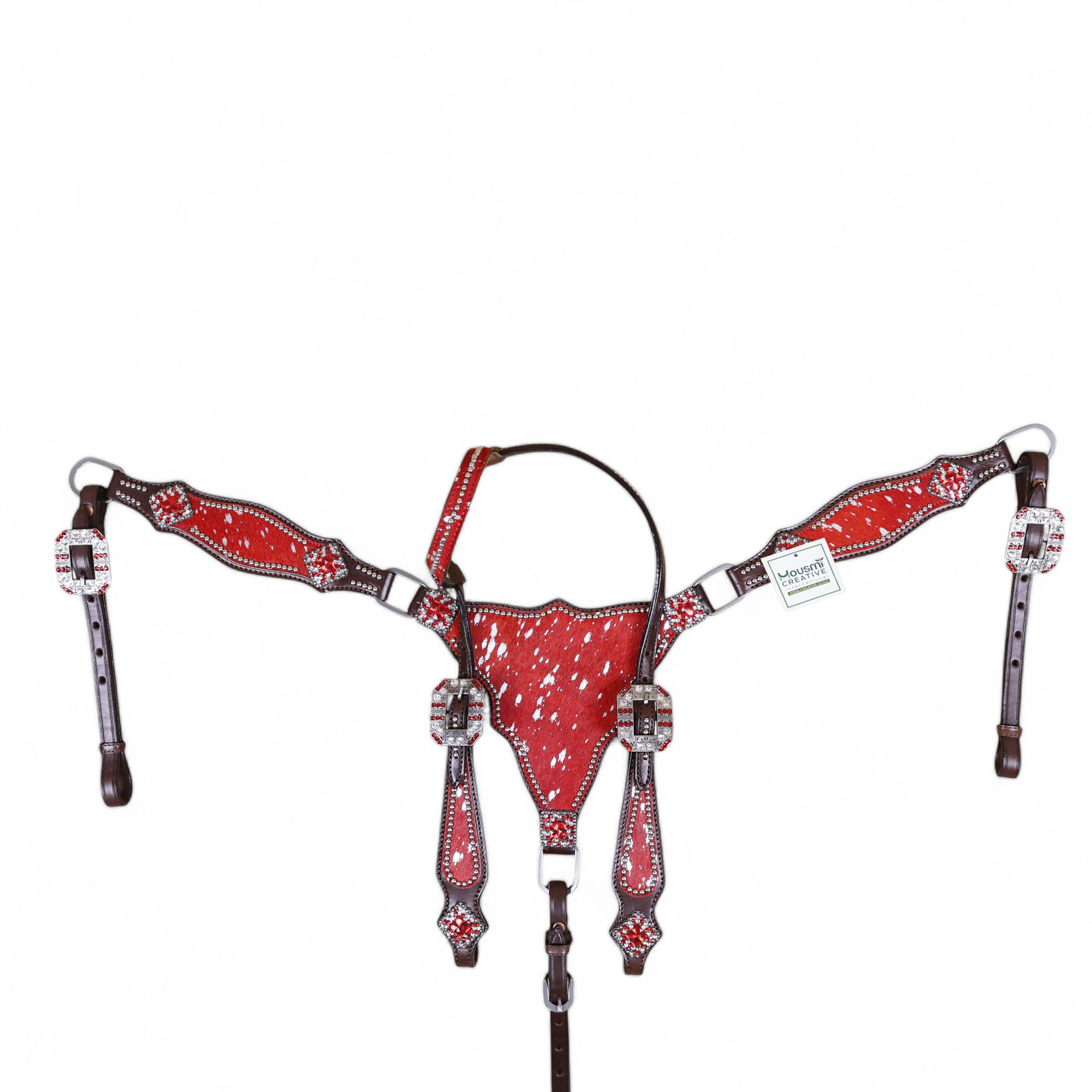 Western Leather Headstall Tack Set (HSBM 114298) - Image 6