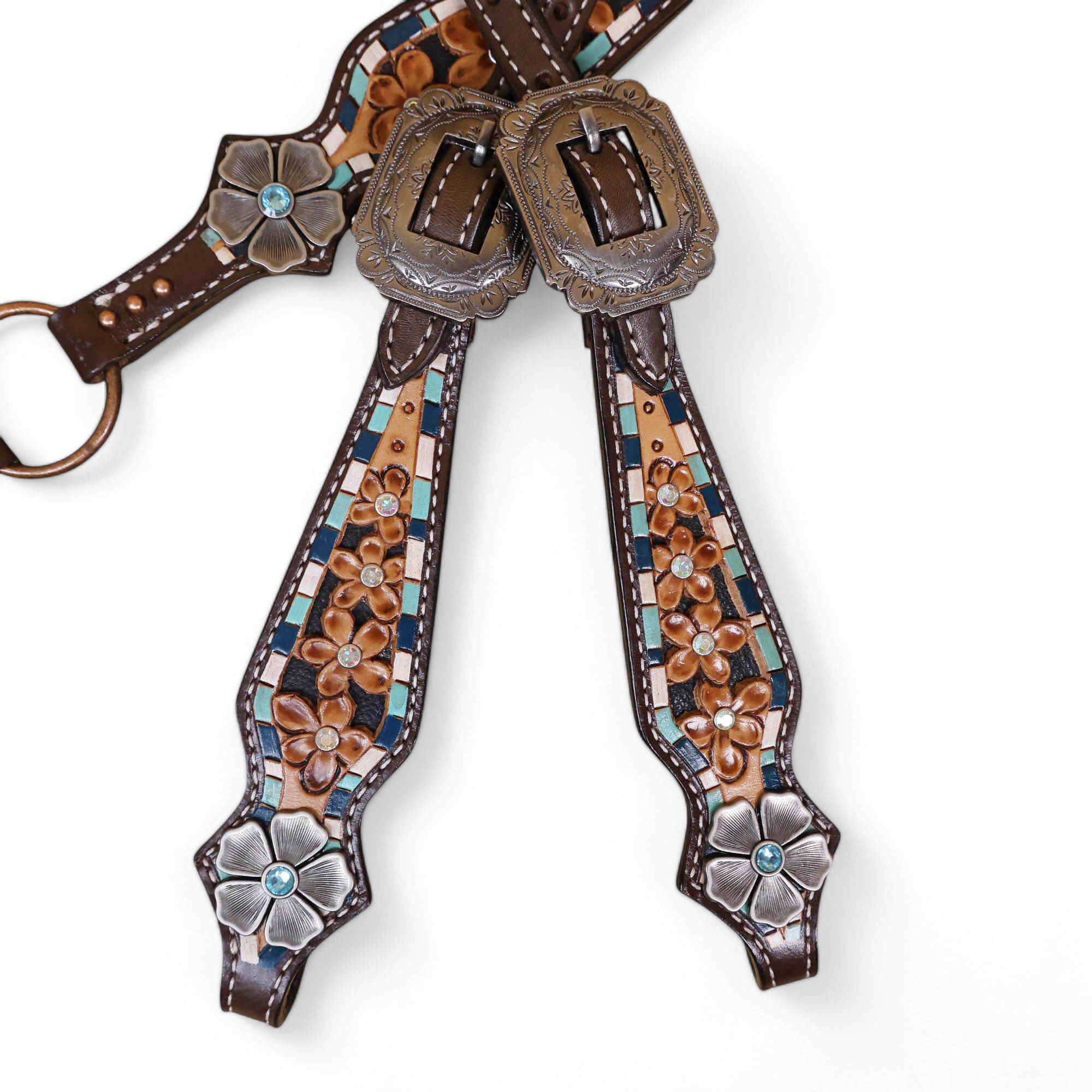 Western Leather Headstall Tack Set (HSBM 114305) - Image 7