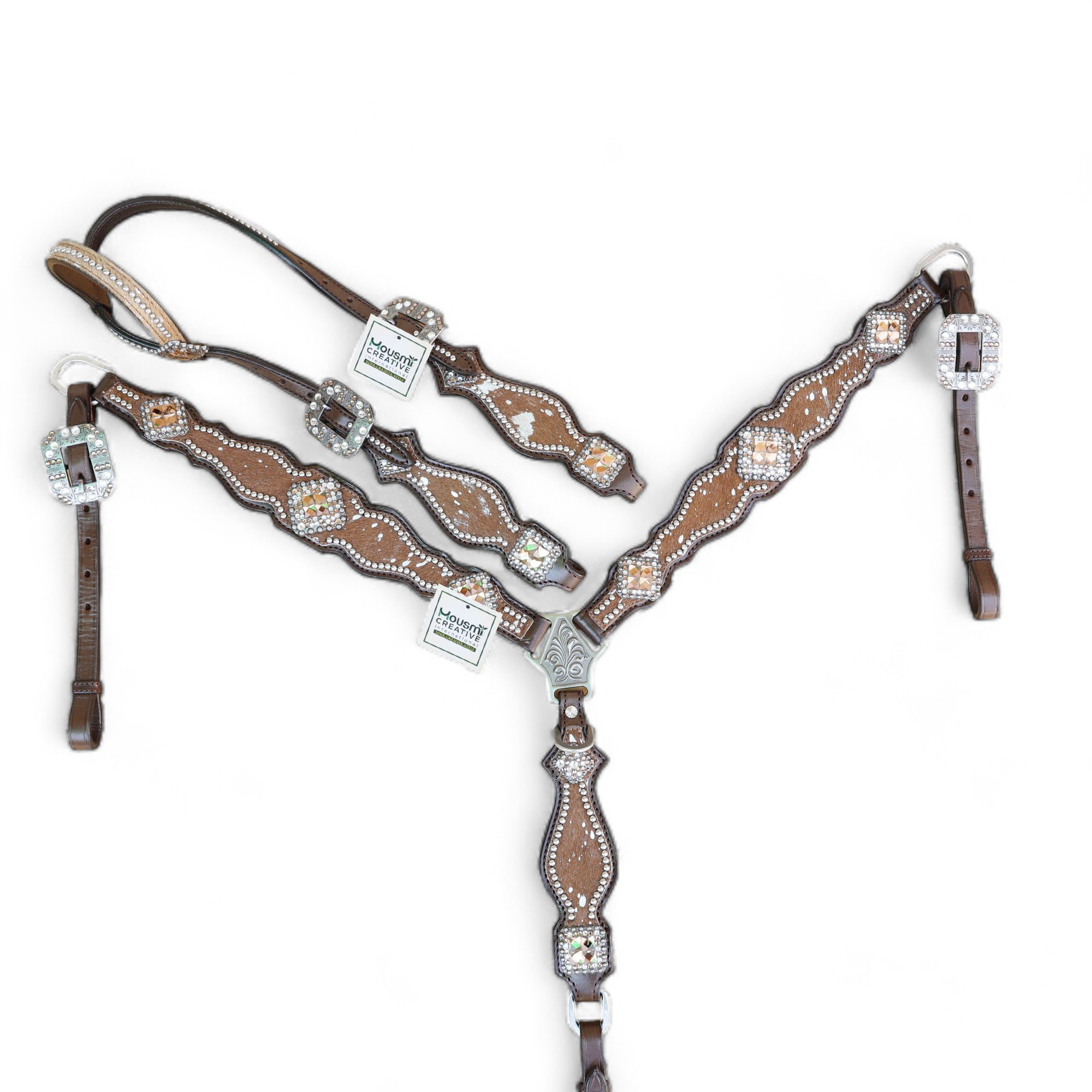 Western Leather Headstall Tack Set (HSBM 114256 CS) - Image 8
