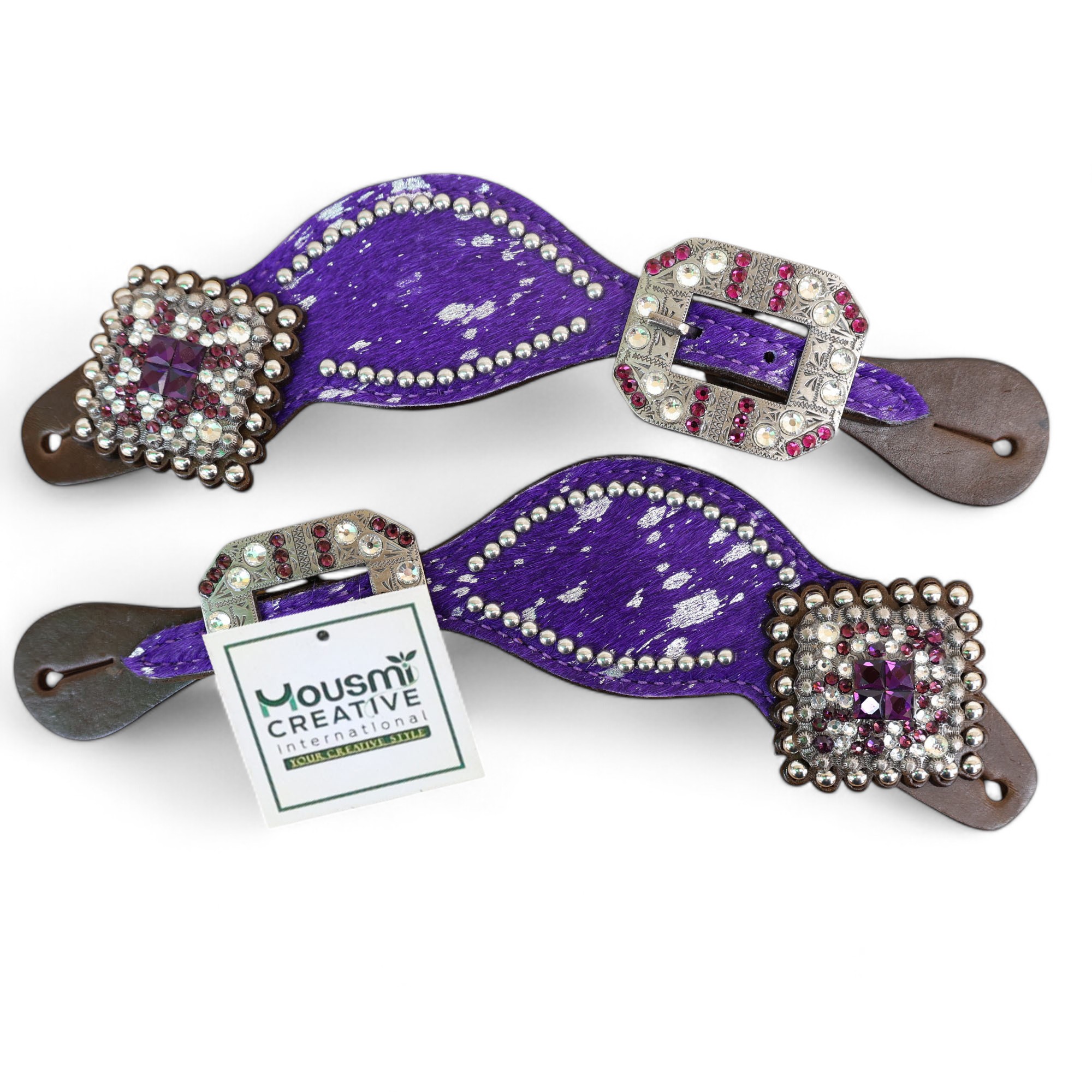 Western Leather Headstall Tack Set (HSBM 114248 CS) - Image 5