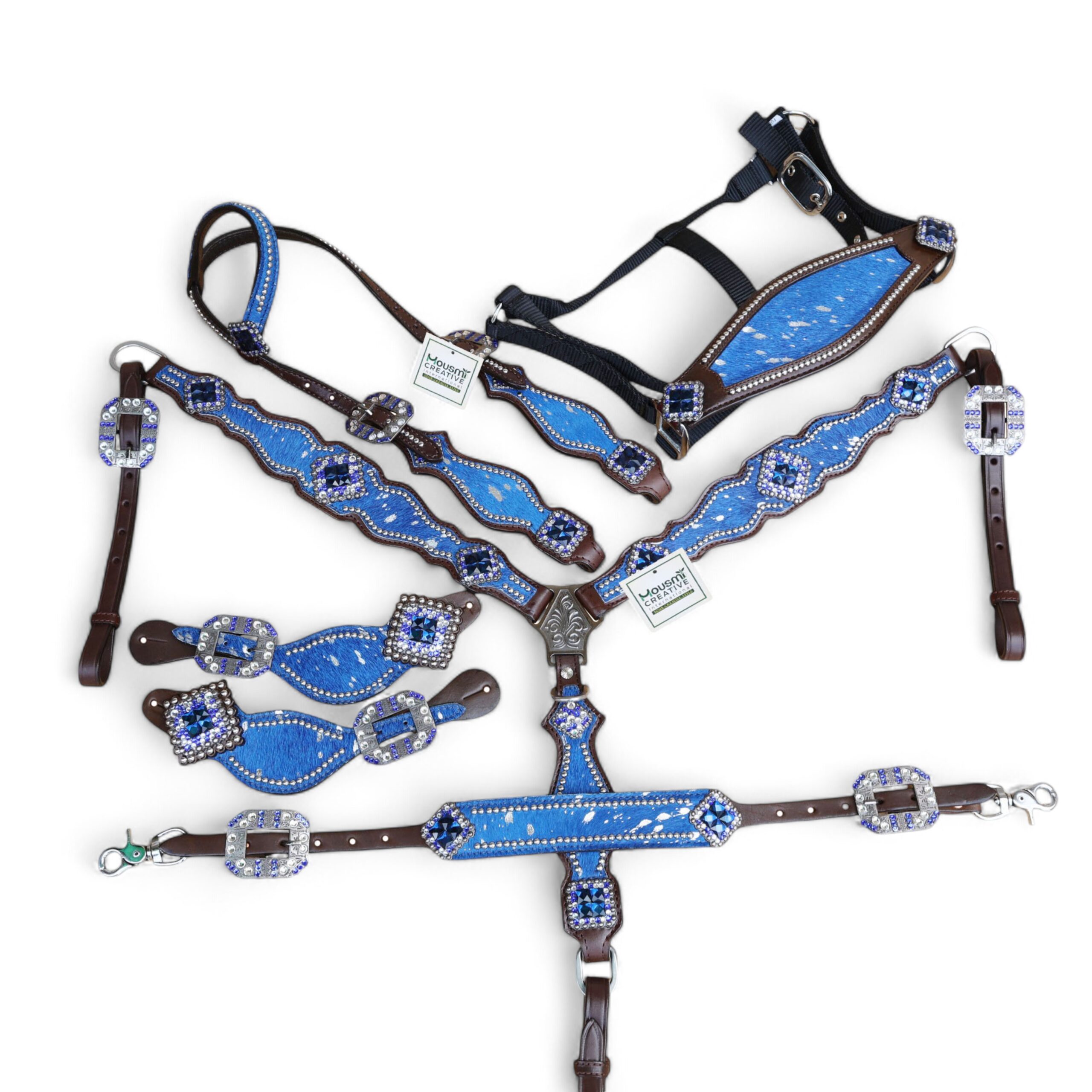 Western Leather Headstall Tack Set (HSBM 114245 CS)