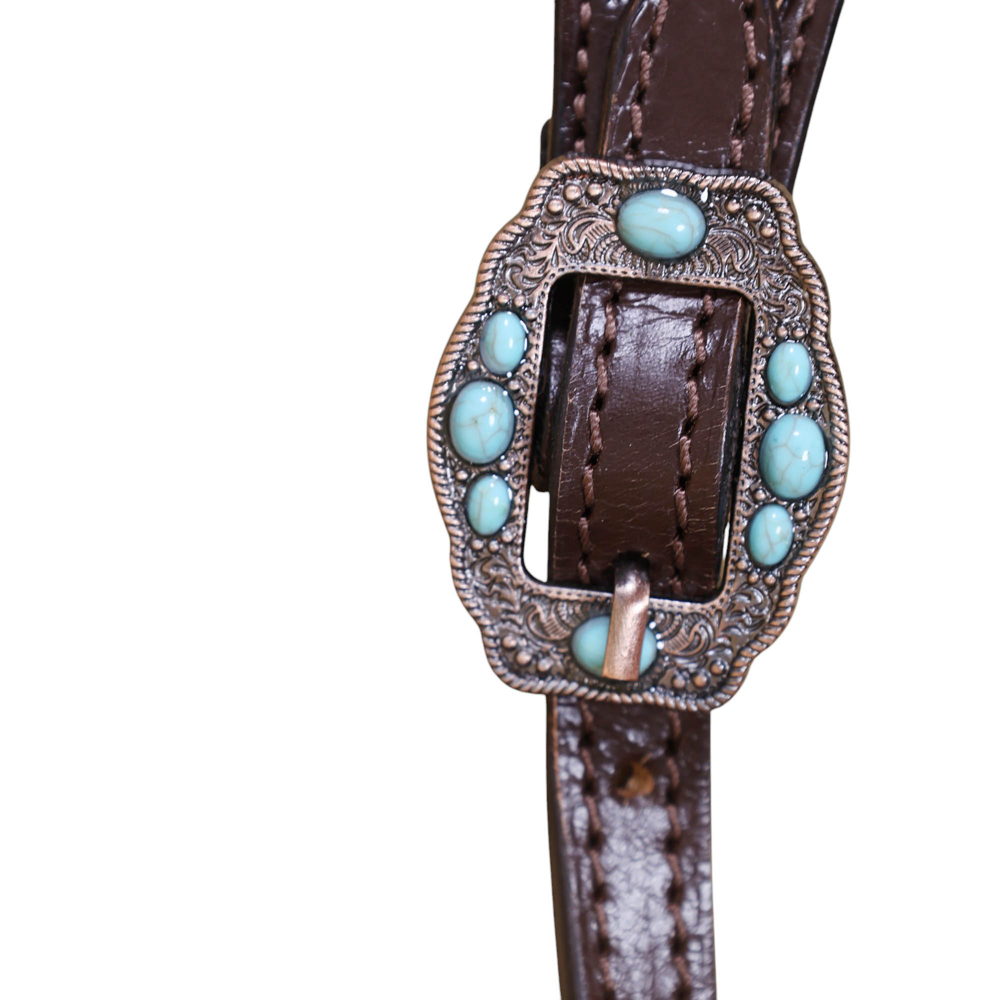 Western Leather Headstall Tack Set (HSBM 114346) - Image 3