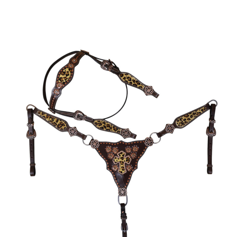 Western Leather Headstall Tack Set (HSBM 114348)