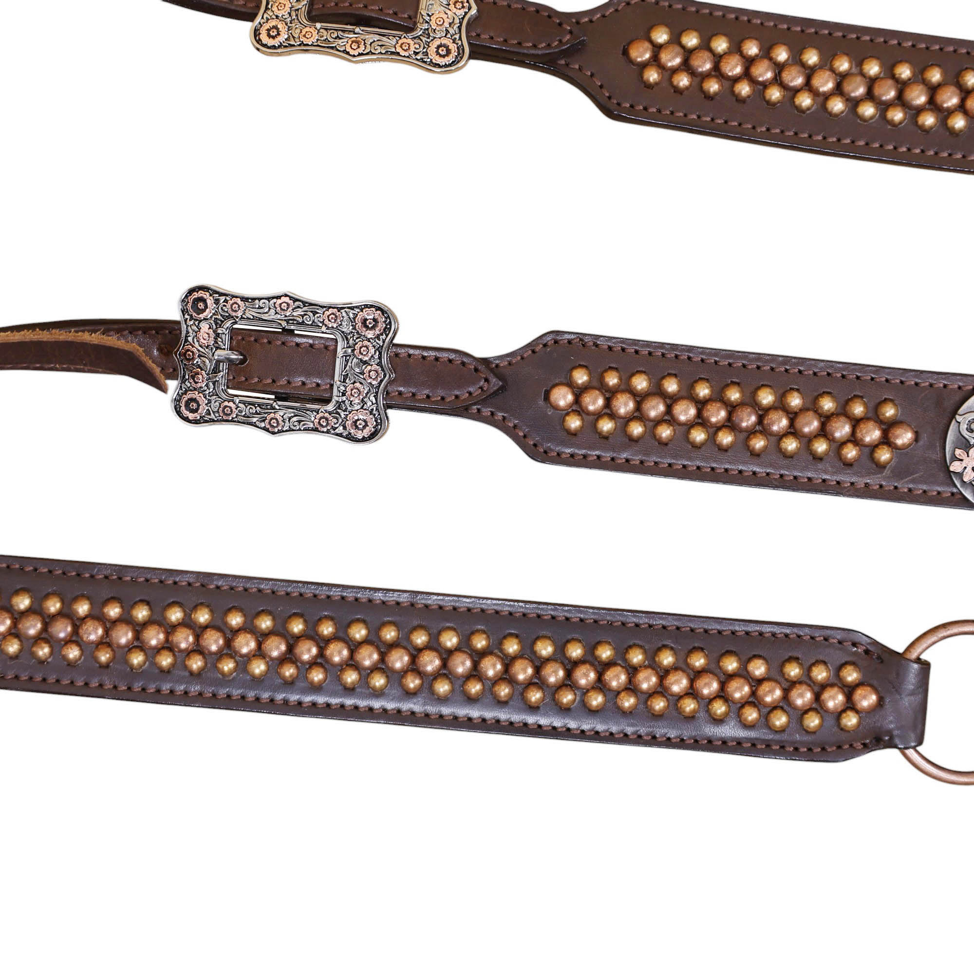 Western Leather Headstall Tack Set (HSBM 114351) - Image 5