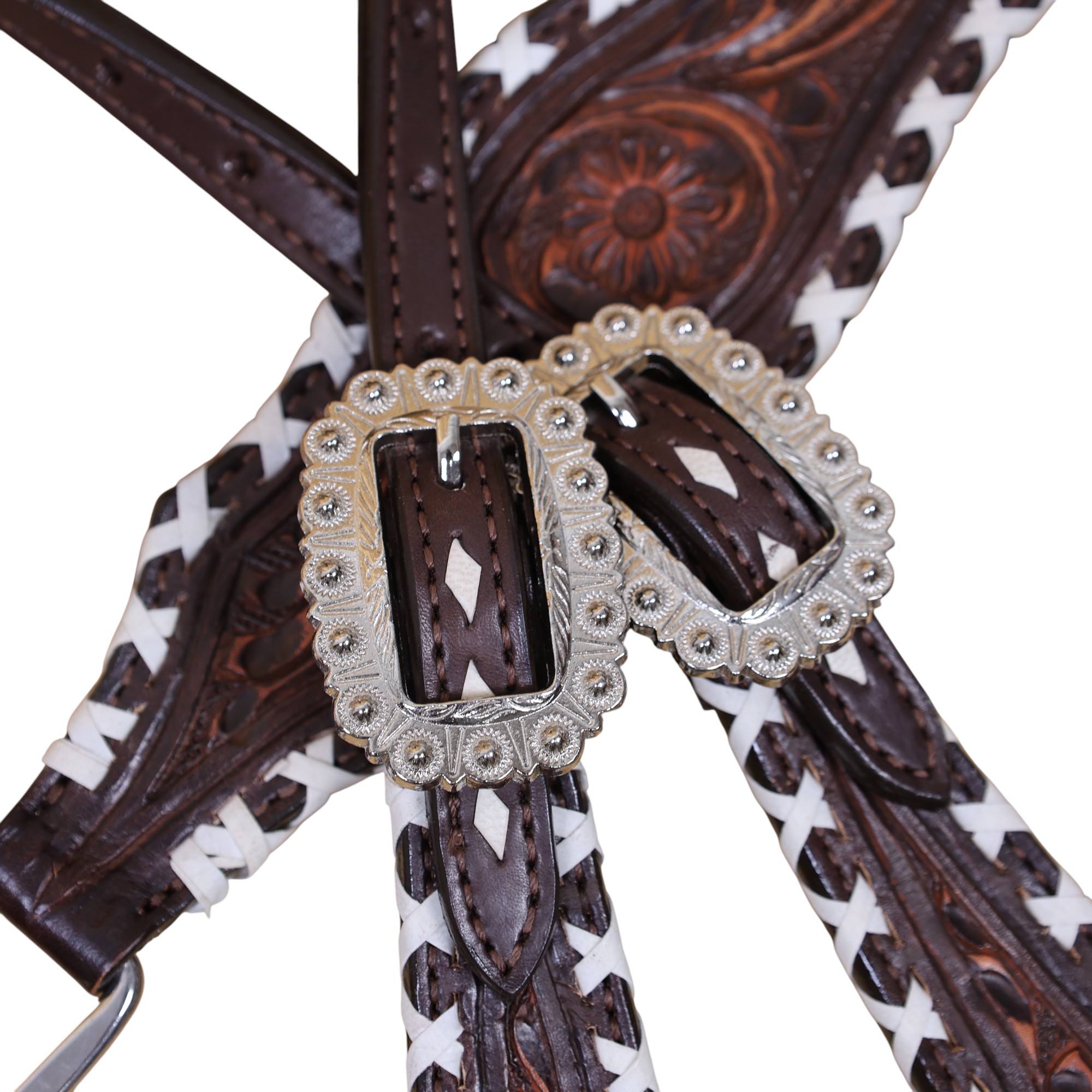 Western Leather Headstall Tack Set (HSBM 114354) - Image 8