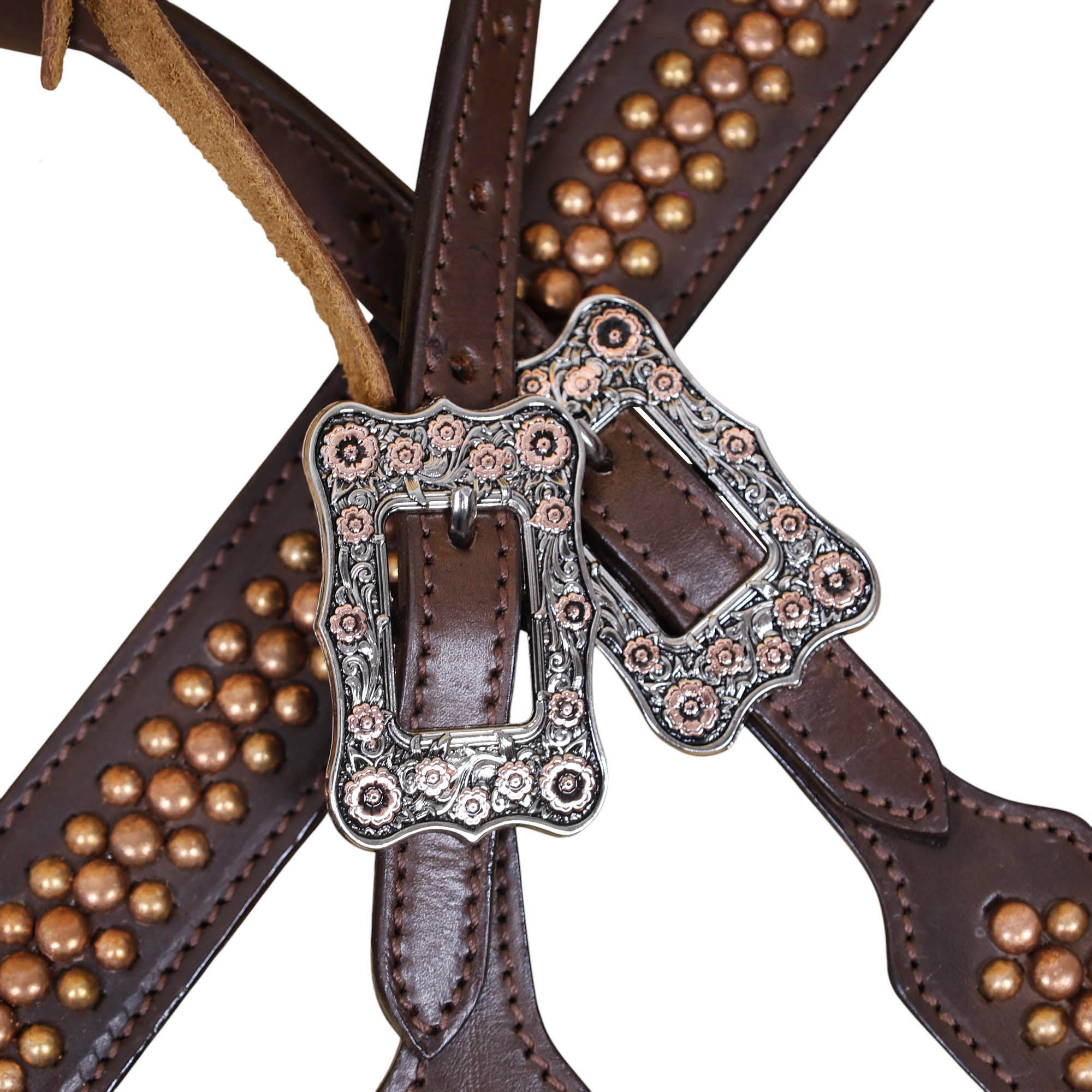 Western Leather Headstall Tack Set (HSBM 114351) - Image 7