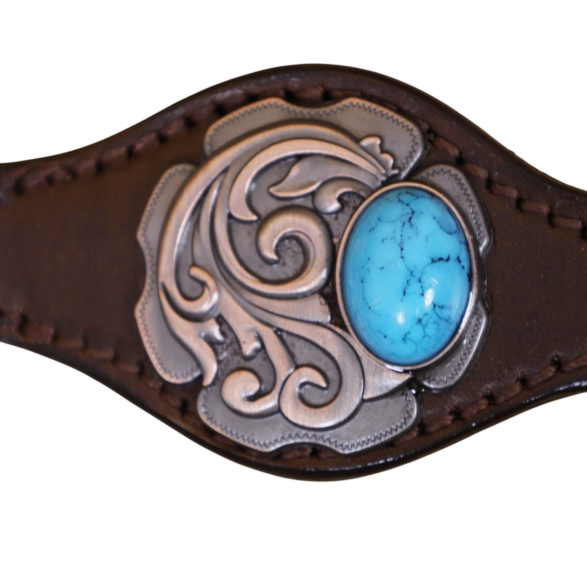 Western Leather Headstall Tack Set (HSBM 114349) - Image 8