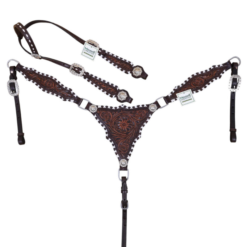 Western Leather Headstall Tack Set (HSBM 114354)