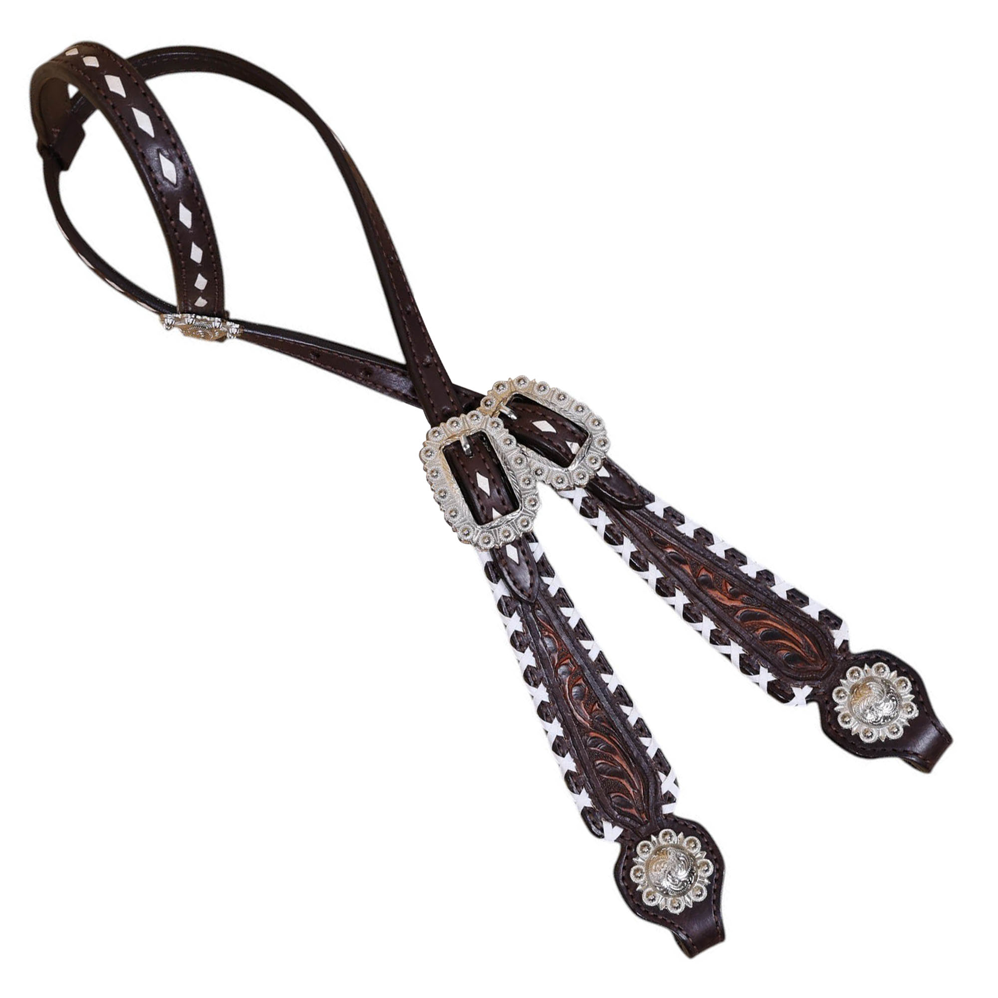 Western Leather Headstall Tack Set (HSBM 114354) - Image 4