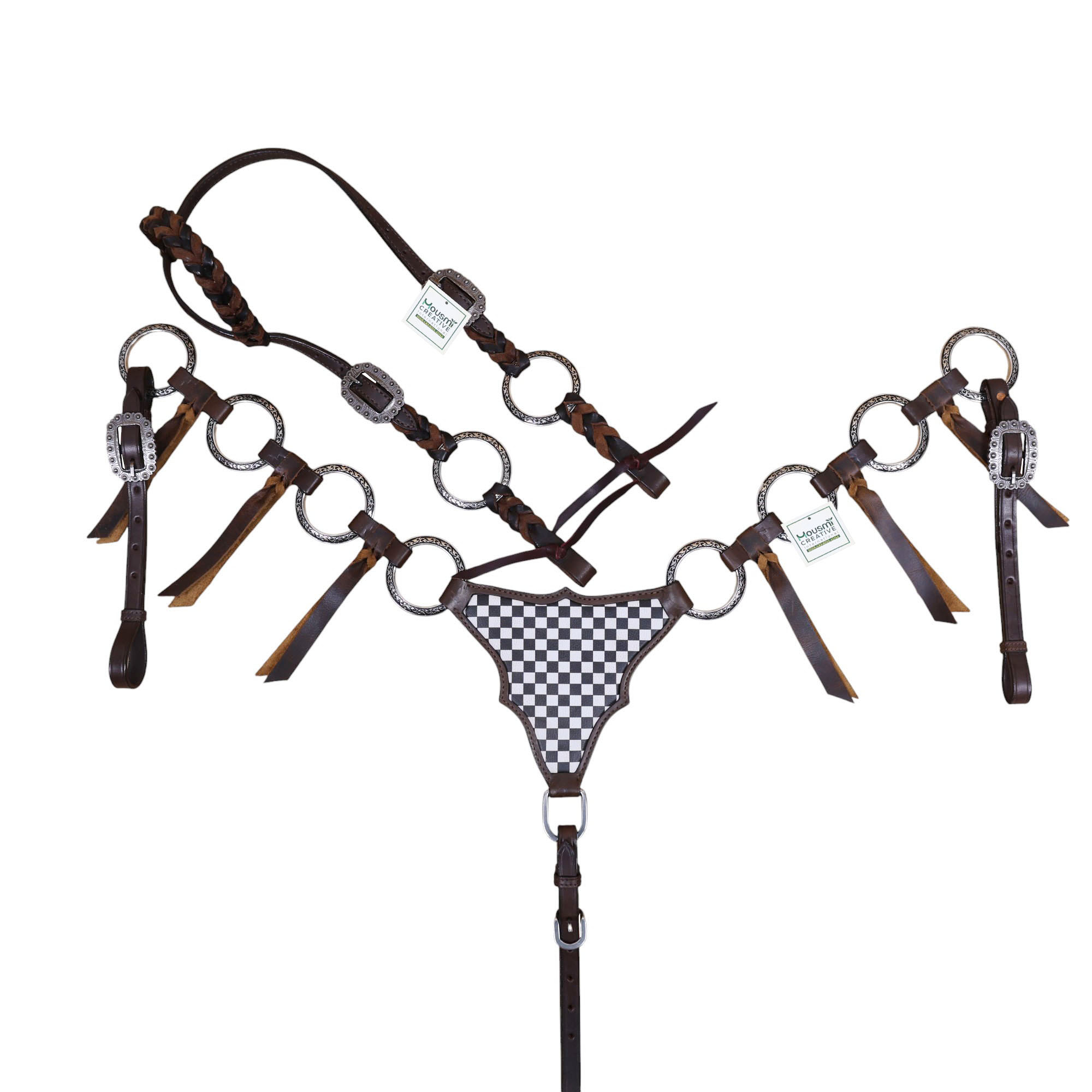 Western Leather Headstall Tack Set (HSBM 114361)