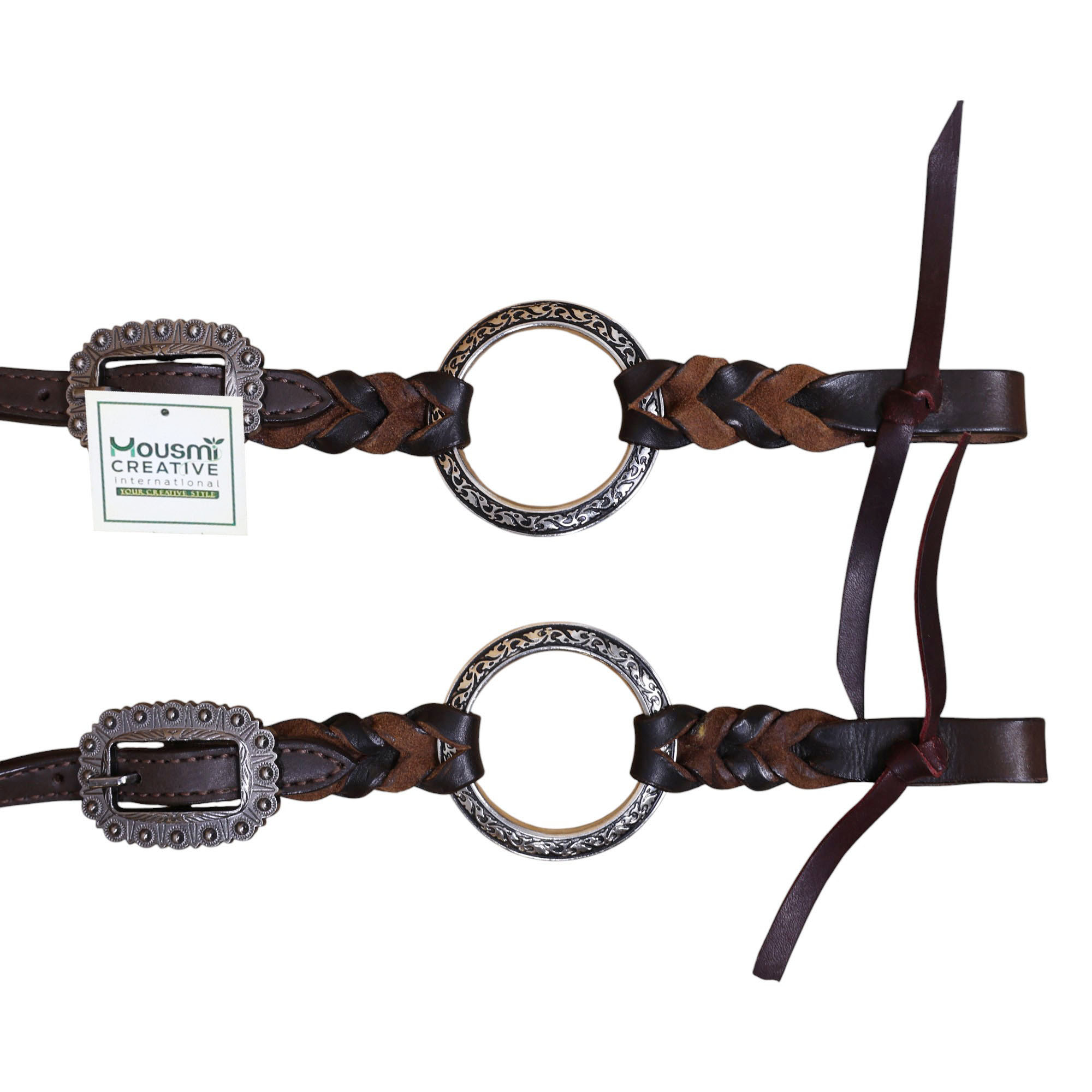 Western Leather Headstall Tack Set (HSBM 114361) - Image 5
