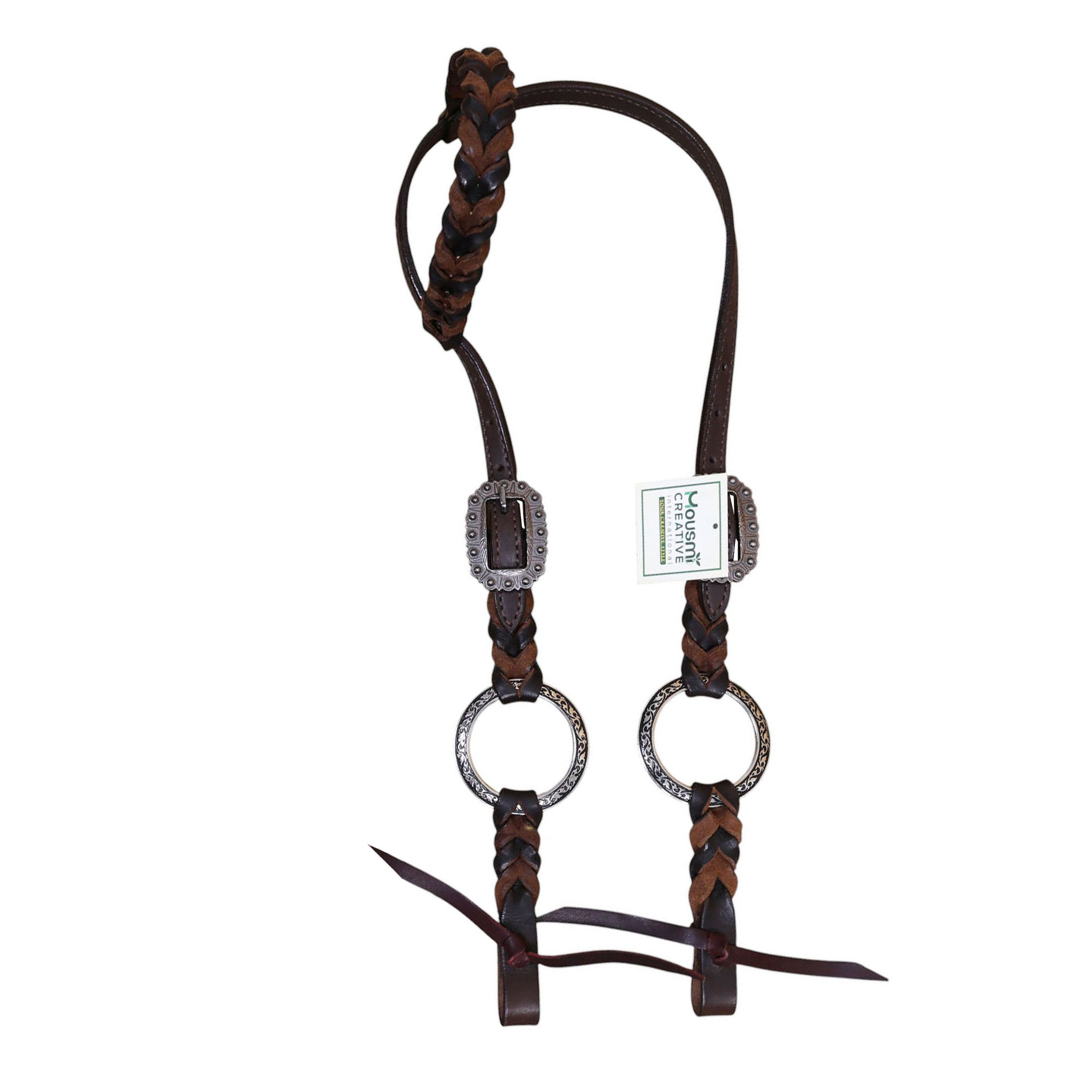 Western Leather Headstall Tack Set (HSBM 114361) - Image 3