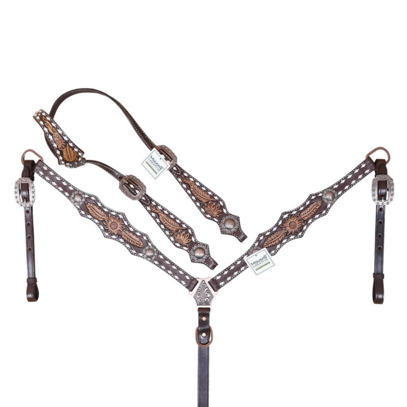 Western Leather Horse Tack Set (HSBM 114382)
