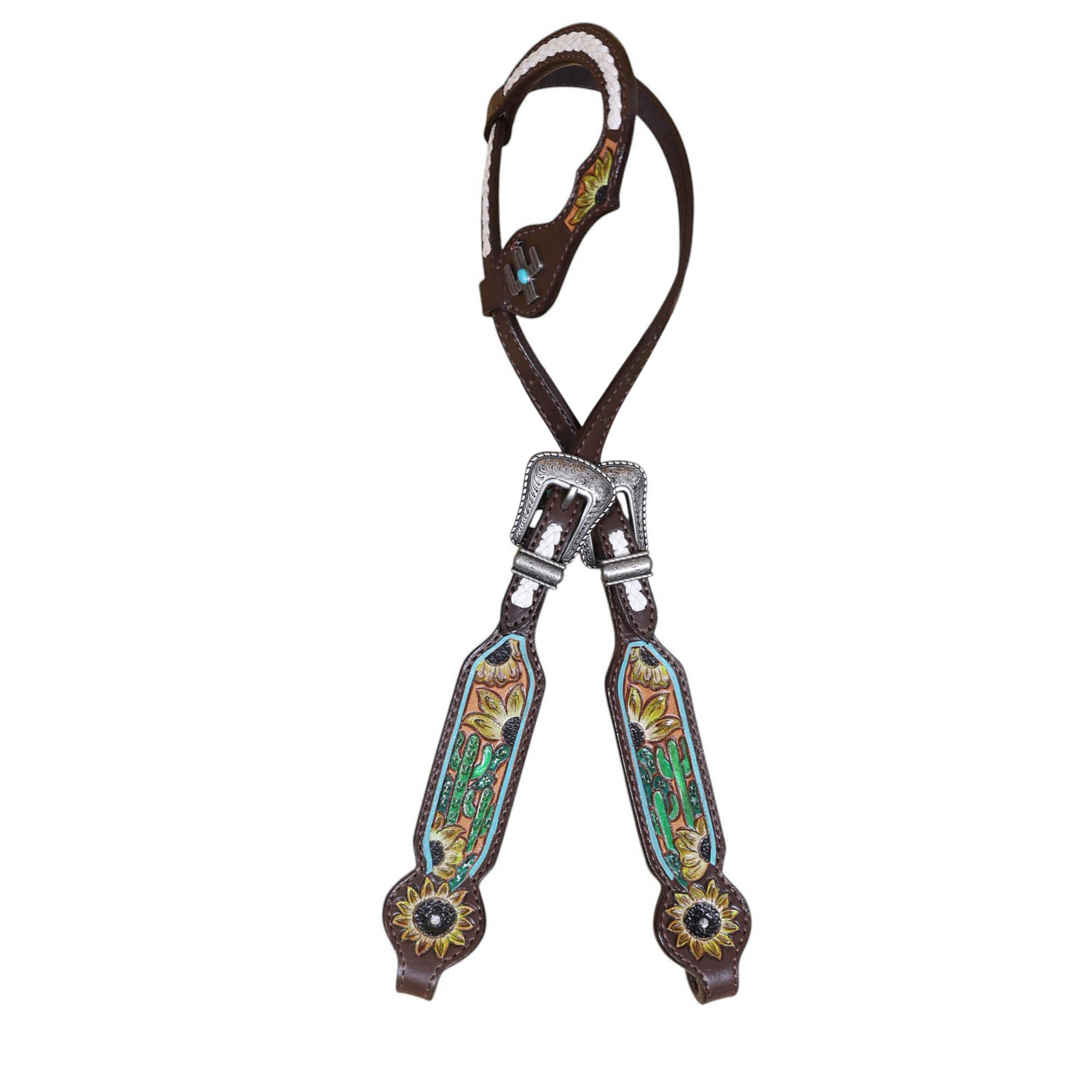 Western Leather Headstall Tack Set (HSBM 114395) - Image 5