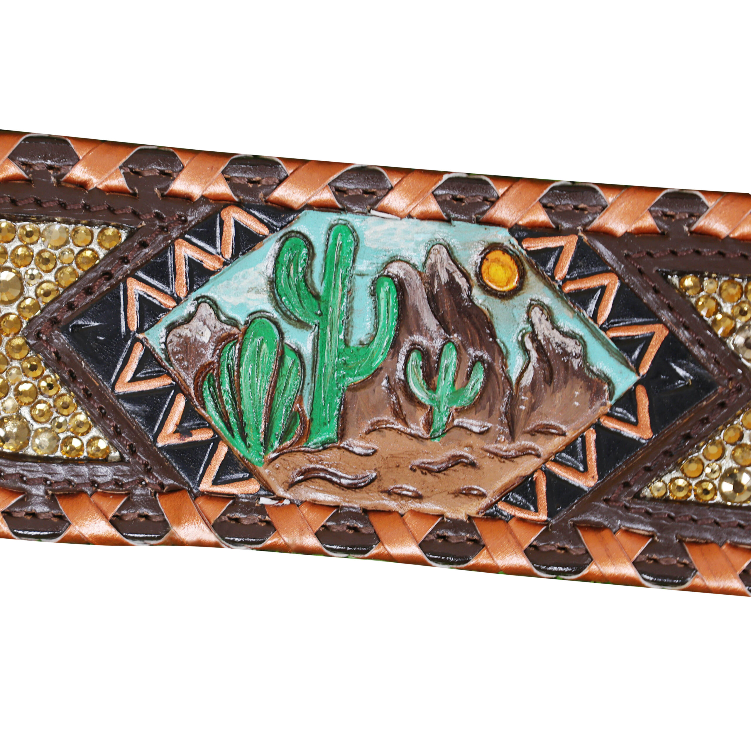 Western Leather Headstall Tack Set (HSBM 114391) - Image 5